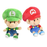 2pc Super Mario Baby Mario Luigi Peluche Muñeca Niños Regalo