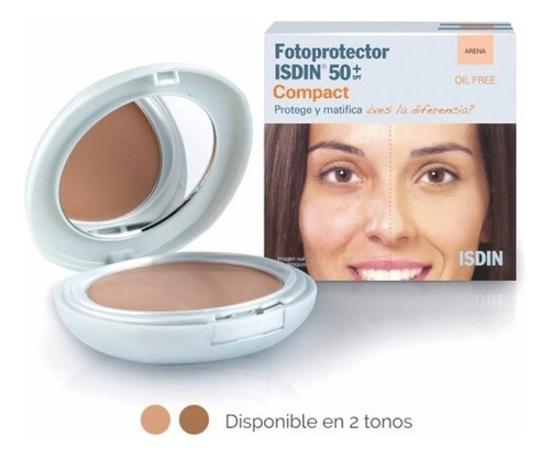 Isdin Fotoprotector Compacto 50+ Arena  X 10g.