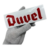 Adesivo Cerveja Duvel - Logo Em Recorte Eletrônico Mod.02