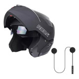 Casco Roda Revenge Abatible Negro Mate S Con Bluetooth