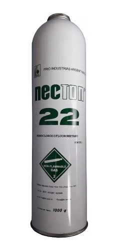 Lata Gas Refrigerante R22 (puro) Necton X 1 Kg