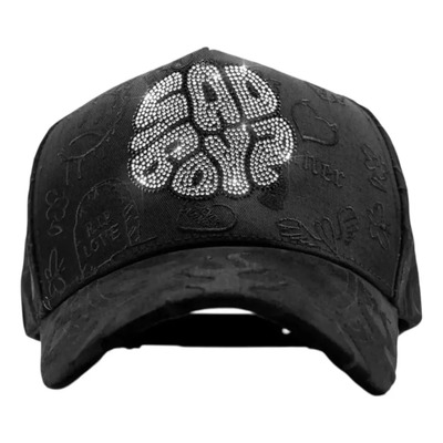 Gorra Negra SadBoyz Dandy Hats Talla Ajustable Diseño Geométrico | Envío gratis