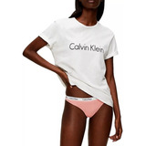 Tanga Calvin Klein Rosa Coral Con Logo Original