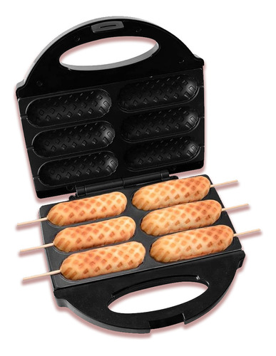 Crepeira Elétrica Hot Dog Six Antiaderente Britânia 110v