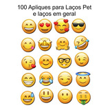100 Apliques Laços E Gravatinhas Pet Smiles Cariinhas Emutes