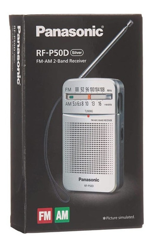 Radio Panasonic Rf-p50d Am/fm 2 Bandas