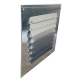 Grade (grelha) De Ventilação Alumínio Polido 20x20 C/ Tela