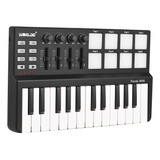 Teclado De Batería Portátil Midi Controller Midi Mini De 25