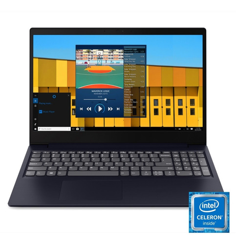 Notebook Lenovo S145 Intel Celeron 4205u 4gb 128 Ssd 15.6 