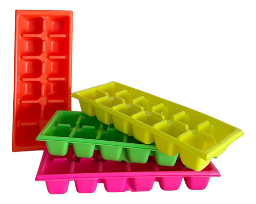 Set X2u Cubeteras Hielera Hielo Silicona Flexible  12 Cubos