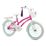 Bicicleta Infantil Olmo Tiny Dancers R20 Frenos V-brakes Color Rosa