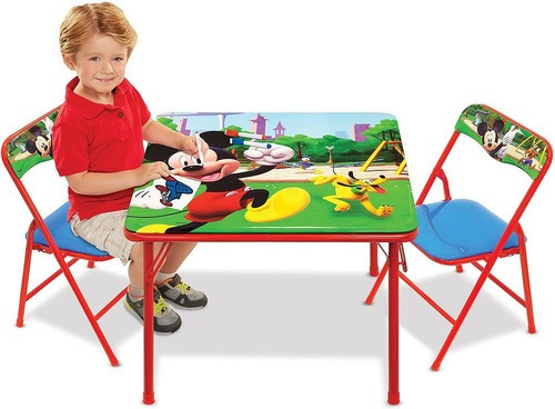 Juego Mesa Escritorio Pupitre Escolar Infantil Silla Niño