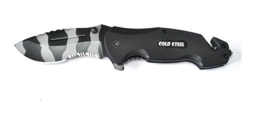 Cuchillo Táctico Plegable Acero Hoja Camo Cold Steel Lelab