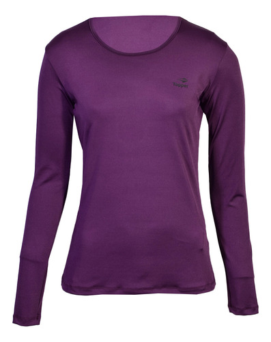 Remera Térmica Manga Larga Topper Mujer Violeta