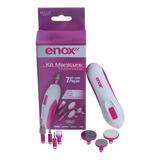 Kit Enox Manicure Multifuncional Elétrico Para Mãos E Pés