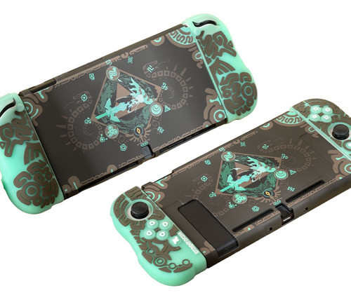 Case Protector Para Nintendo Switch Zelda Fluorescente Noche