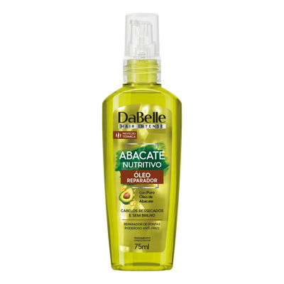Óleo Reparador Abacate Nutritivo Anti-frizz Dabelle Hair 75ml | MercadoLivre
