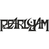 Calco Pearl Jam 2005 Logo Sticker Vinilo