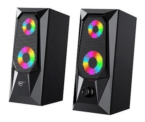 Parlante Havit Gamenote Sk208 Rgb Stereo Para Pc