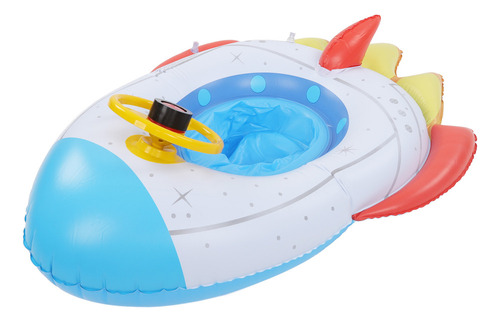 Silla Flotante Inflable Para Niños, Nave Espacial, Piscina,