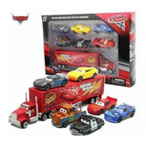 Racing Story Rayo Mcqueen Transporter - Juego De 7 Piezas