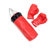 Set Boxeo Infantil Con Bolsa Y Guantes Dencar 8040