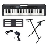 Kit Teclado Musical Casio Ct-s200 Usb 61 Teclas Com Suporte 