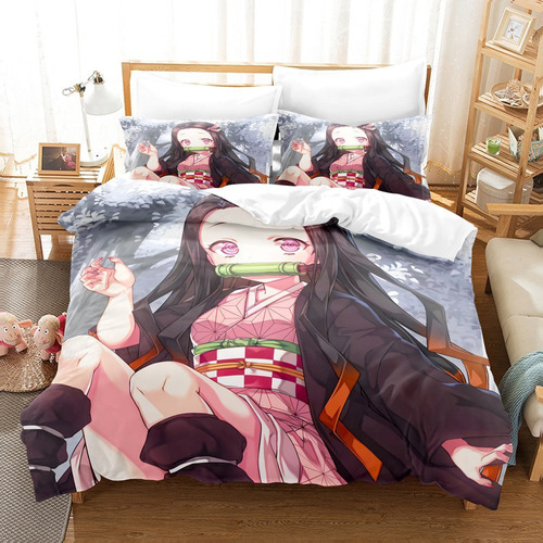 Funda Nórdica Y Fundas De Almohada De Anime Kamado Nezuko