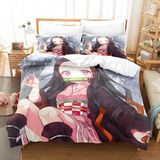 Funda Nórdica Y Fundas De Almohada De Anime Kamado Nezuko