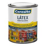 Látex Habitacional Blanco 1/4 Gl