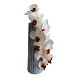 5 Orquídea 3d Flor Artificial Real Toque Enfeite Decorativo