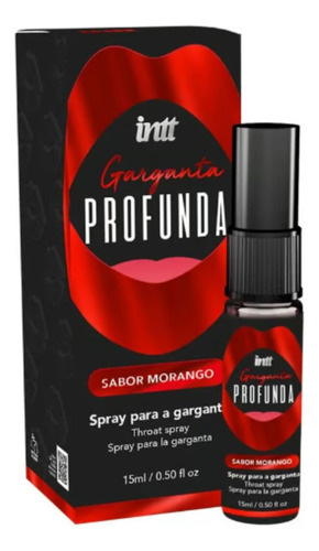Spray Íntimo Para Garganta Minimiza Desconforto Morango