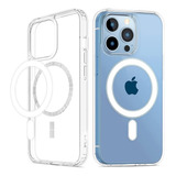 Capa Case Magsafe Para iPhone 13 / 13 Pro / 13 Pro Max Cor Transparente iPhone 13 Normal 6.1