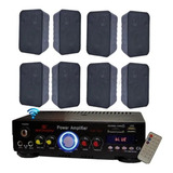 Combo Musica Funcional Consola Bluetooth Usb + 8 Parlantes  