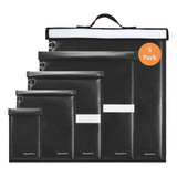 Paquete De 5 Bolsas Faraday Para Portatiles, Tabletas, Radio