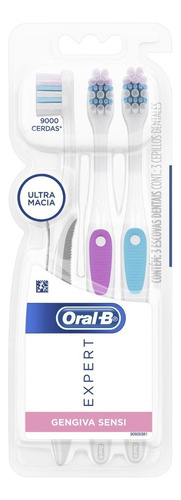 Cepillo De Dientes Oral-b Expert Gengiva Sensi Ultra Suave X 3 Unidades