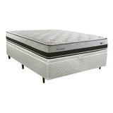 Cama Box Baú Casal Herval Cardiff, 76x138x188 Cm, Maxspring Cor Branco