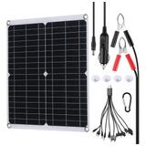 Carregador De Bateria Solar Portátil 20w E Mantenedor Solar