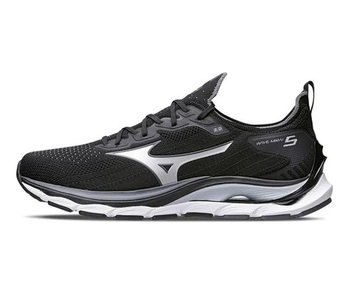 Tênis Mizuno Masculino Mirai 5 Preto Corrida Academia Casual