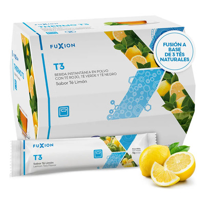 Fuxion | T3 | Té Natural Termogénico | 28 Sobres (5g) | Meses sin interés