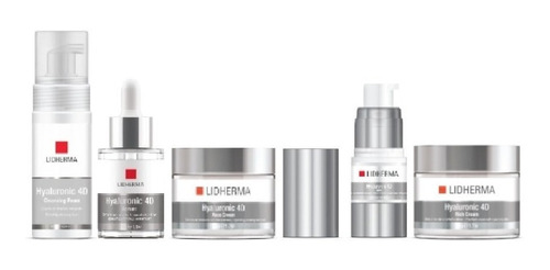 Lidherma Hyaluronic 4d Rutina Completa Kit 5 Prod Día Noche