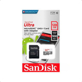 Cartão Memória 128gb C/ Adaptador Microsdxc A1 Classe10