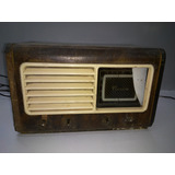 Rádio Antigo Valvulado Clarion, Funcionando, Leia...