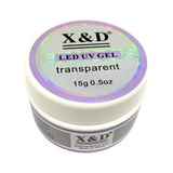 Kit 3 Gel X&d Uv Led 15g Pink Nude, Transparente Unha Xed