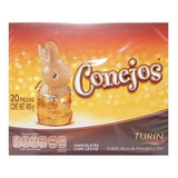 Conejos Turin 20piezas 400g. Chocolate Con Leche