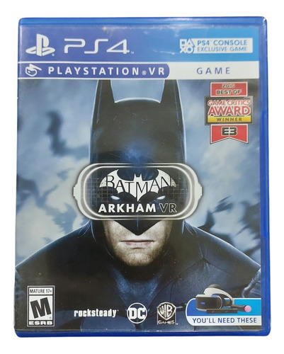 Batman Arkham Vr Juego Original Ps4