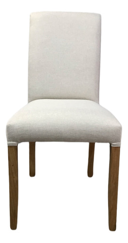 Silla Vestida Madera Comedor Petiribi Tapizado Pana Chenille