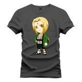 Camiseta Plus Size Premium Menininha Naruto