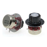 Potenciômetro 4k7 2w 23mm Com Knob E Scala 0-100 