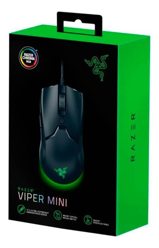 Mouse Gamer De Juego Razer Viper Mini Negro Para Repuesto